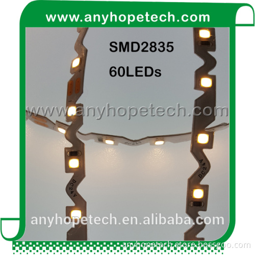 1300lm waterproof IP65 12V 24V 300 SMD 2835 bendable led light strips